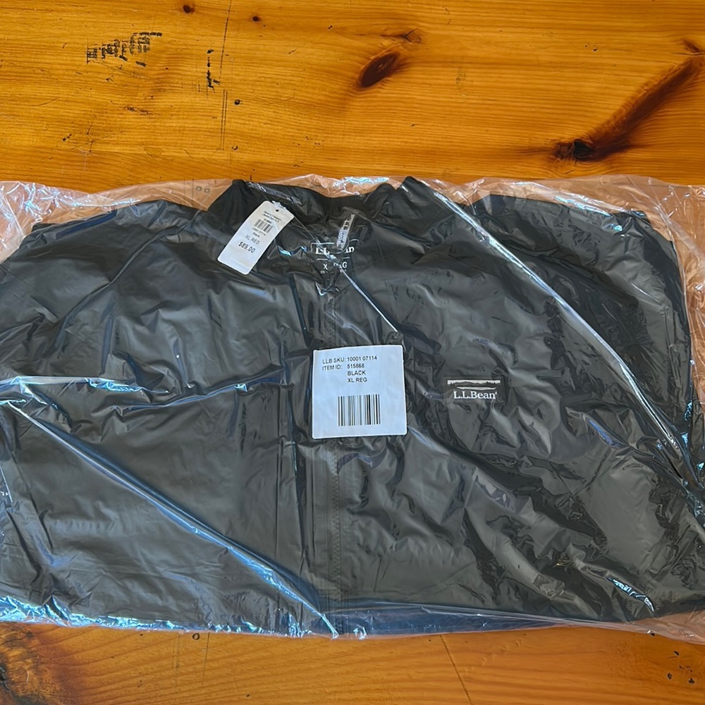 NWT L.L. Bean 3 Season Jacket Men’s regular size XL black